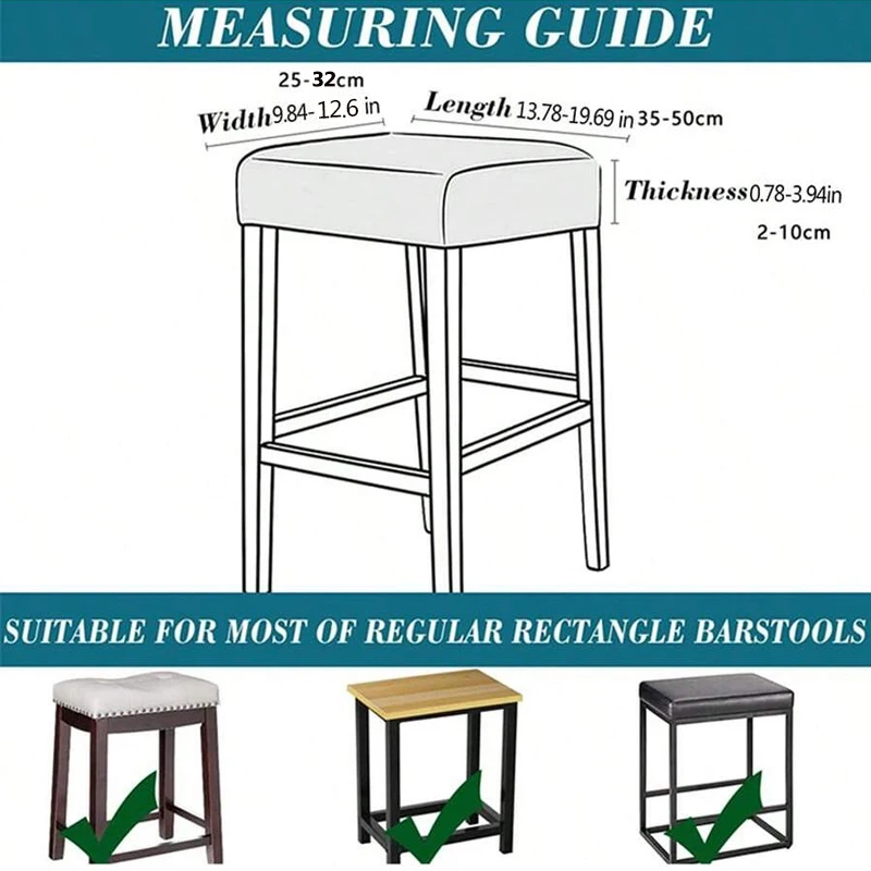 1/2pcs Bar Stool Cover Elastic - Home Bar Lounge ulasan dan harga